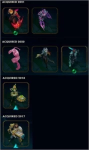 Conta Master 200lp + 122 champs + 105 skins (skins raras) - League of Legends LOL