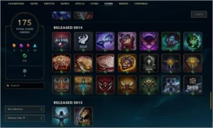 Conta Master 200lp + 122 champs + 105 skins (skins raras) - League of Legends LOL