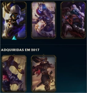 CONTA LOL GOLD 3 SKIN ULTIMATE - League of Legends