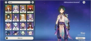AR 54 (XIAO+DILUC+CHILDE+KEQING+ 48 DESTINOS ENTRELAÇADOS) - Genshin Impact