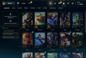 Conta Unranke com 21 Champs e 1 Skin - League of Legends LOL
