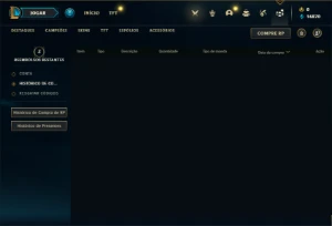Conta Unranke com 21 Champs e 1 Skin - League of Legends LOL