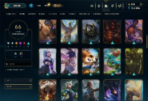 Conta ferro 3 com 100 campeões e 66 skins - League of Legends LOL