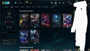 Vendo conta de League of Legends , vai com uma conta de Wild LOL
