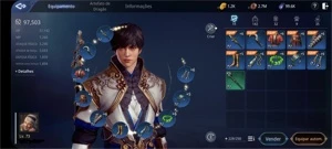 Conta Mir4 Lanceiro lvl 76 +100k de poder +740 de gold
