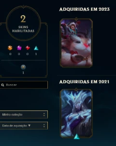 Conta D2 +35 -19 65% Winrate - League of Legends LOL