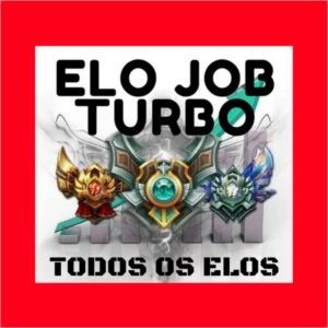 ELOJOB TURBO BRONZE/PRATA/OURO/PLATINA/DIAMANTE/MESTRE - League of Legends LOL