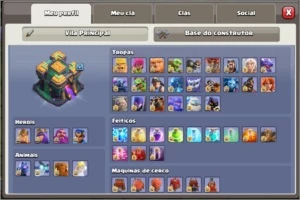 CV14 Full, Faltando apenas poucos muros... Conta Top! - Clash of Clans
