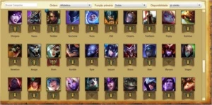 Conta League of Legends LOL