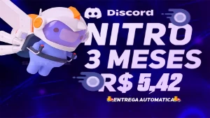 ⭐🔥Discord Nitro Trimensal | 3 Meses + 2 Impulsos - ⭐🔥 - Gift Cards