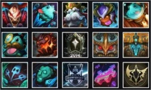 CONTA GOLD V - 146 SKINS - 45 ICONES COMPRADOS - 6 PÁG RUNA - League of Legends LOL