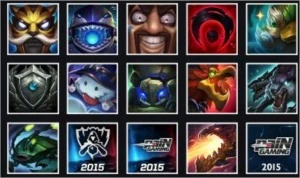 CONTA GOLD V - 146 SKINS - 45 ICONES COMPRADOS - 6 PÁG RUNA - League of Legends LOL