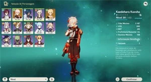 Reroll AR15 Kazuha + Arma - Genshin Impact