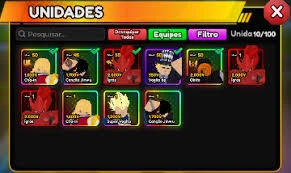 Conta De Anime Vagugands  3K-113K Gemas  +Myticos+ 93 Traits - Roblox