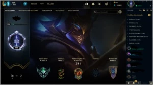 conta lol platina 2, 1200+ reais em skins