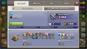 Cv8 full + cv10 recente + brindes - Clash of Clans