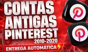 Contas Pinterest Antigas 2010-2020 | Email Verificado | Full - Outros
