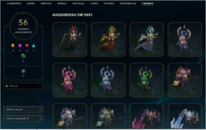 CONTA LEAGUE OF LEGENDS LVL 302 LOL