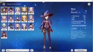 CONTA AR 28 ALBEDO + MONA - Genshin Impact