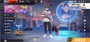 conta de ff super gemada com passe steampunk 8 bit - Free Fire