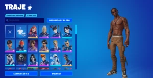 Conta Fornite Rara Com Season 3 E Travis Scott - Fortnite