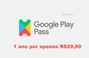 ASSINATURA GOOGLE PLAY PASS 1 ANO - Assinaturas e Premium