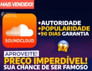 [Promoção] 200 Seguidores SoundCloud por apenas R$ 4,99 - Redes Sociais