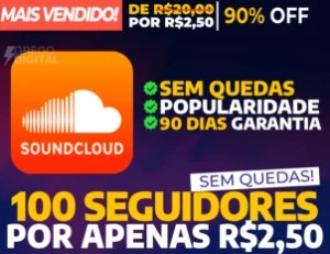 [Promoção] 200 Seguidores SoundCloud por apenas R$ 4,99 - Social Media