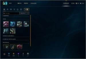 CONTA LEAGUE OF LEGENDS BORDA PRATA [23 CAMPEÕES] [19 SKINS] LOL