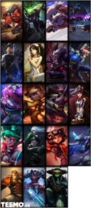 CONTA LEAGUE OF LEGENDS BORDA PRATA [23 CAMPEÕES] [19 SKINS] LOL