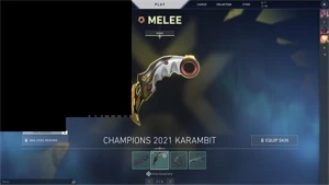CONTA VALORANT CHAMPIONS + 800 REAIS EM SKINS
