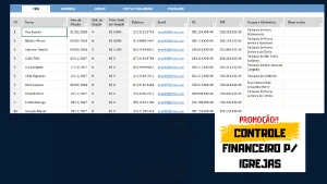 Planilha Controle Financeiro para Igrejas - Outros