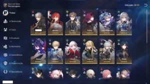 Honkai: Star Rail  Todos os 5* Limitados e diversos cones 5* - Outros