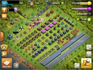 CLASH OF CLANS CV13 FULL + 11.600 GEMAS