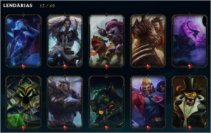 Vendo Conta Lol, Plat 4 100 Skins, Faltam 44 Champs - League of Legends