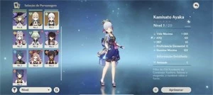 ✨ GENSHIN IMPACT CONTA COM AYAKA+JEAN 5⭐ AR10 ✨