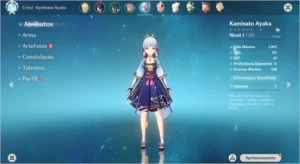 Conta AR10 com Ayaka - Genshin Impact