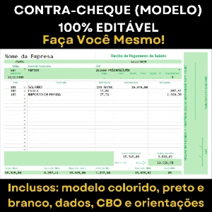 Planilha de Contracheque Editável em Excel e Google Sheets - Outros