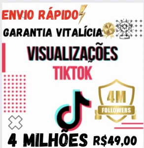 TikTok! Alcance 4 MILHÕES de Visualizações - Redes Sociais