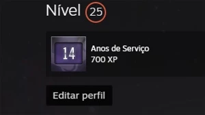 Conta Steam CSGO prime Medalha Rio dourada lvl 25 - Counter Strike
