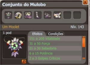 Conjunto Moolobo Dofus (HELIOBOROS)