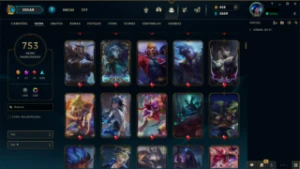 Conta Lol Level 844 Com 753 Skins - League of Legends