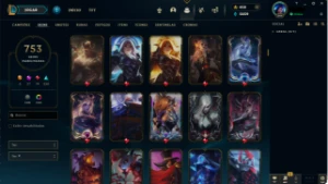 Conta Lol Level 844 Com 753 Skins - League of Legends