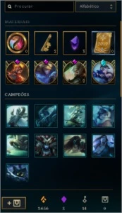 Conta Lol - Gold - Lvl 127 - 65 champs - League of Legends