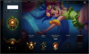 Conta Lol - Gold - Lvl 127 - 65 champs - League of Legends