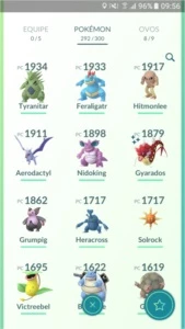 Conta de Pokémon GO