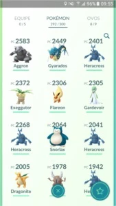 Conta de Pokémon GO