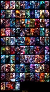 Conta com quase todos campeões e muitas skins - League of Legends LOL