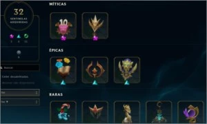 conta com riven 2012, muitas skins e platina 2 69% wr - League of Legends LOL
