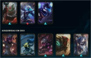Conta LoL/Valorant LVL 157, com Sett Dragão Obsidiana Edição - League of Legends